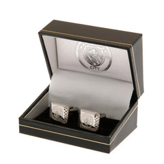 Manchester City Stainless Steel Patterned Cufflinks