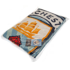 Manchester City Stripe Towel