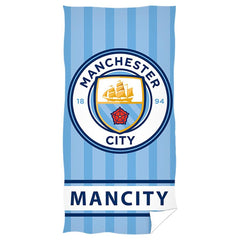 Manchester City Stripe Towel