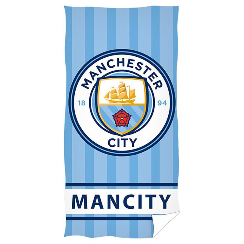 Manchester City Stripe Towel