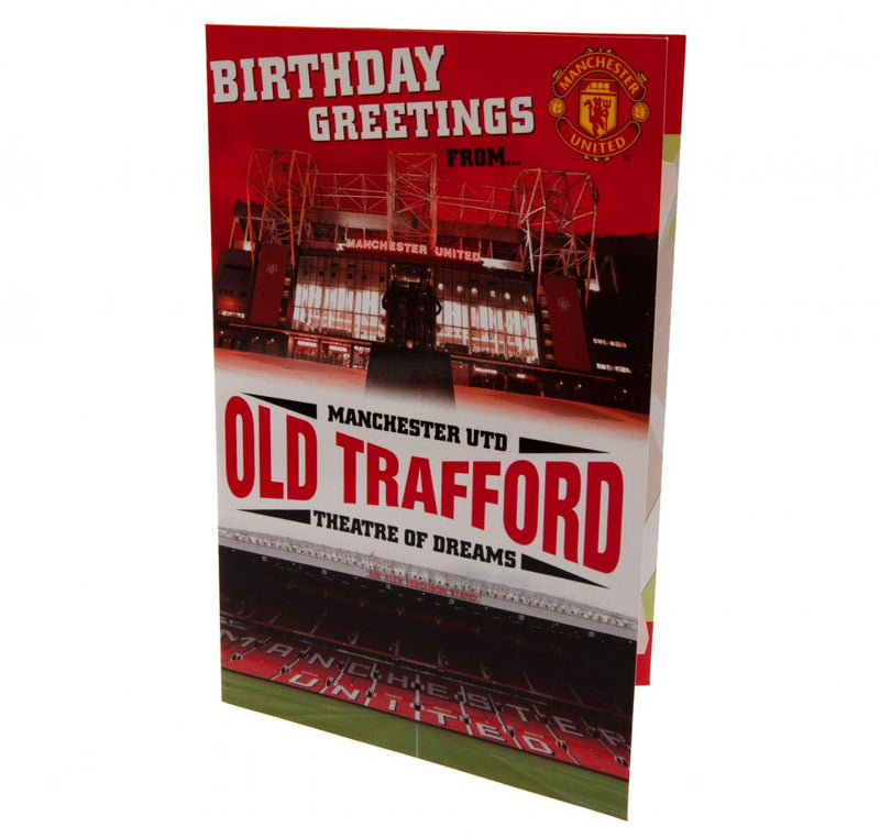 Manchester United Pop-Up Birthday Card