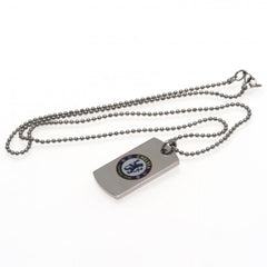 Chelsea FC Dog Tag & Chain (Colour Crest)