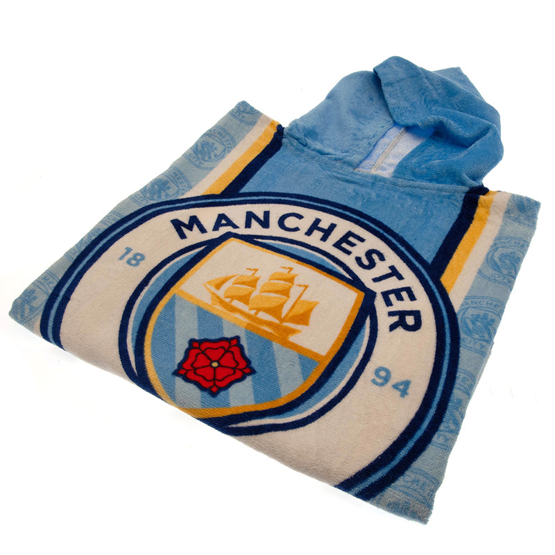 Manchester City Kids Hooded Poncho