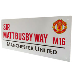 Manchester United Sir Matt Busby Way Street Sign