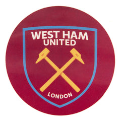 West Ham United Car Sticker