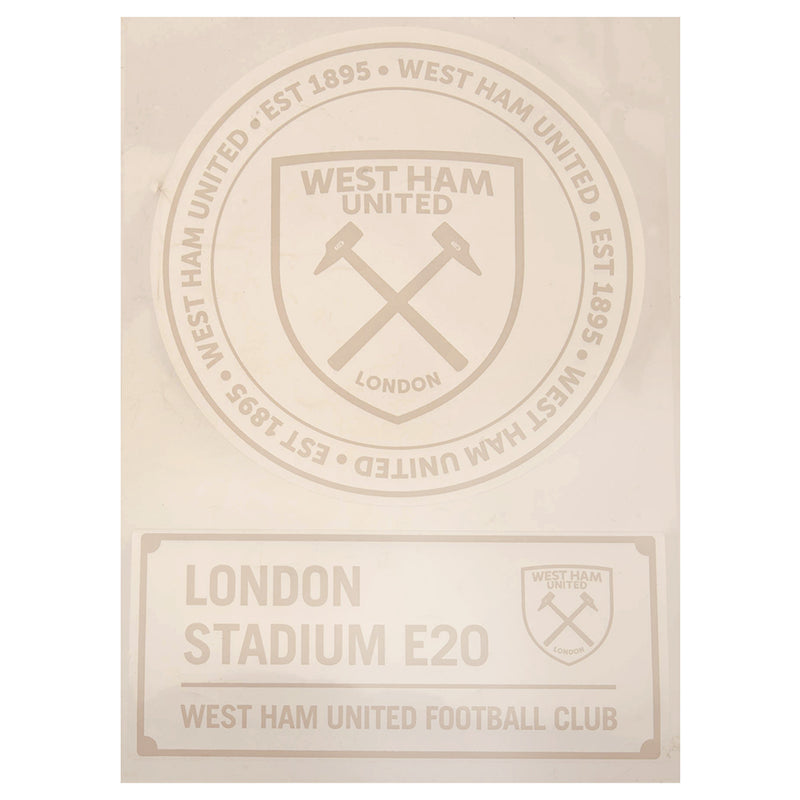 West Ham United Car Decals (Pack of 2)