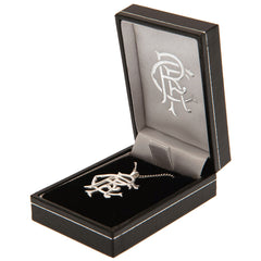 Rangers Sterling Silver Pendant & Chain