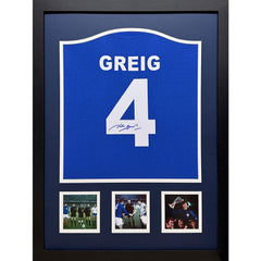 Greig Signed Rangers Shirt (Framed)