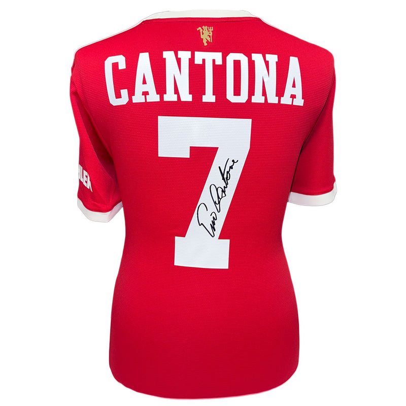 Cantona Signed Manchester United Shirt