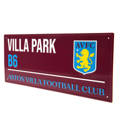 Aston Villa Colour Street Sign