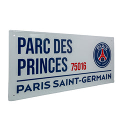 Paris Saint Germain White Street Sign