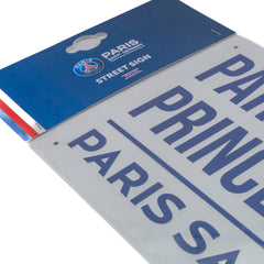 Paris Saint Germain White Street Sign