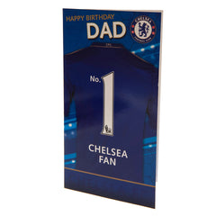 Chelsea FC Bithday Card - No. 1 Dad