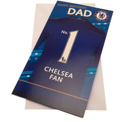 Chelsea FC Bithday Card - No. 1 Dad