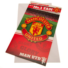 Manchester United Birthday Card - No. 1 Fan