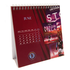 Aston Villa Desktop Calendar 2024