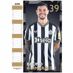 Newcastle United A3 Calendar 2024