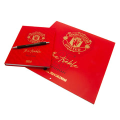 Manchester United Calendar & Diary Musical Gift Box 2024