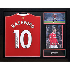 Rashford Signed Manchester United Shirt (Framed)