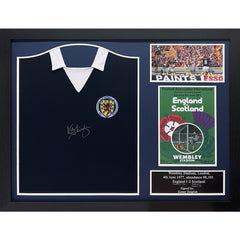 Dalglish Signed Scotland Shirt (Framed)