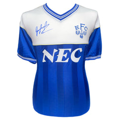 Lineker Signed Everton Shirt