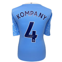 Kompany Signed Manchester City Shirt