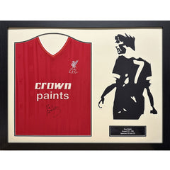 Dalglish Signed Liverpool Shirt Silhouette