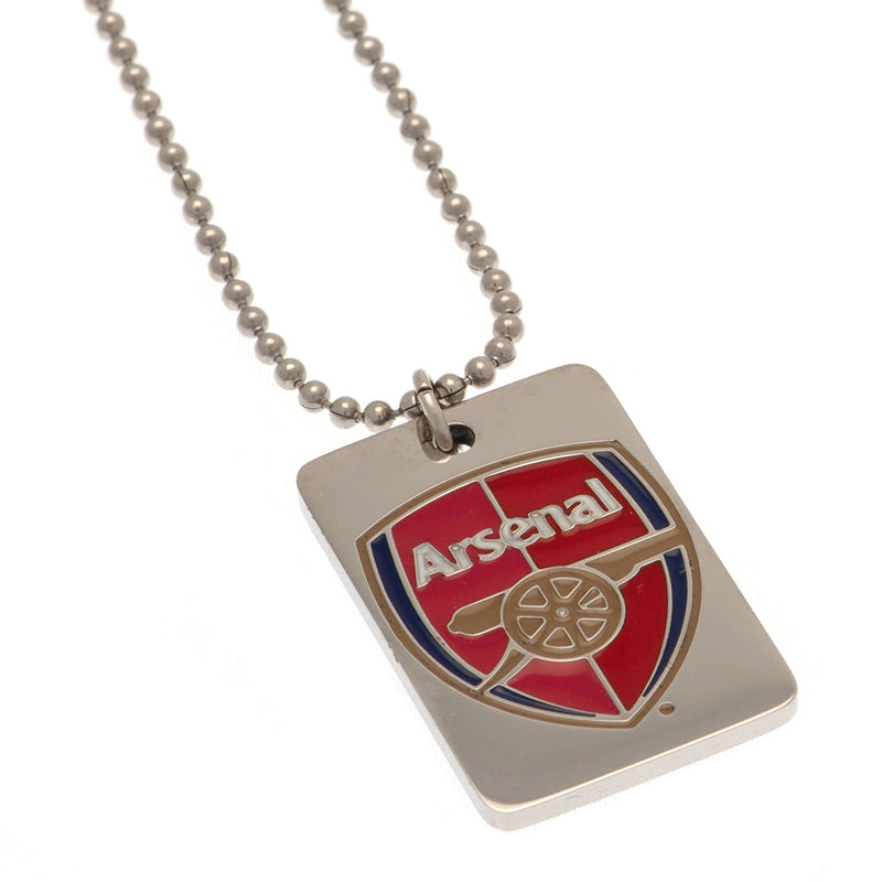 Arsenal Enamel Dog Tag & Chain