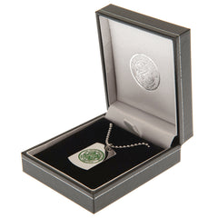 Celtic Enamel Dog Tag & Chain