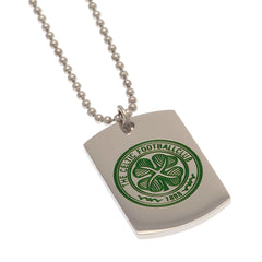 Celtic Enamel Dog Tag & Chain