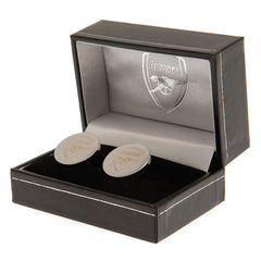 Arsenal Stainless Steel Round Cufflinks