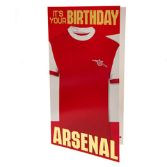 Arsenal Birthday Card - Retro Shirt