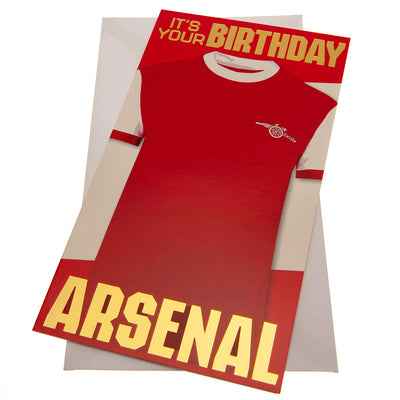 Arsenal Birthday Card - Retro Shirt