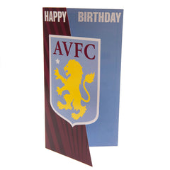 Aston Villa Birthday Card