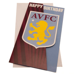 Aston Villa Birthday Card