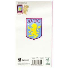 Aston Villa Personalised Birthday Card