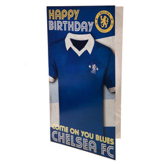 Chelsea FC Birthday Card - Retro Shirt