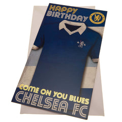 Chelsea FC Birthday Card - Retro Shirt