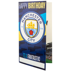 Manchester City Personalised Birthday Card