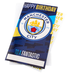 Manchester City Personalised Birthday Card