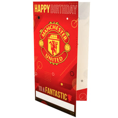 Manchester United Personalised Birthday Card