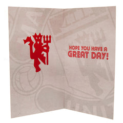 Manchester United Birthday Card - Retro Shirt