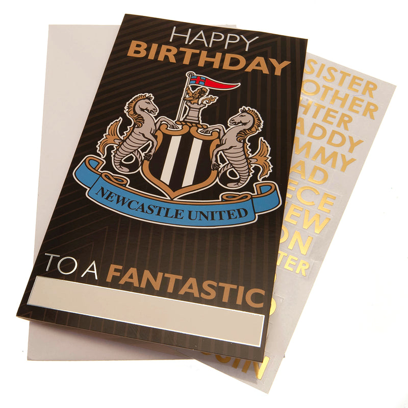 Newcastle United Personalised Birthday Card