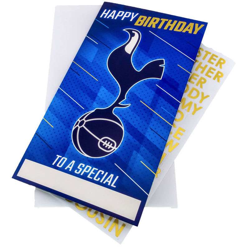 Tottenham Hotspur Personalised Birthday Card