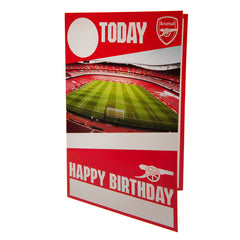 Arsenal Birthday Card With Stickers