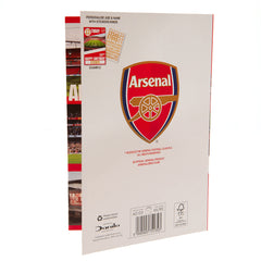 Arsenal Birthday Card With Stickers