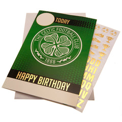 Celtic Birthday Card With Stickers