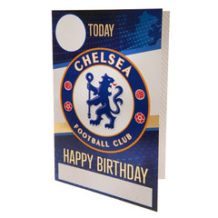 Chelsea FC Birthday Card With Stickers