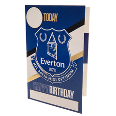 Everton Birthday Card With Stickers