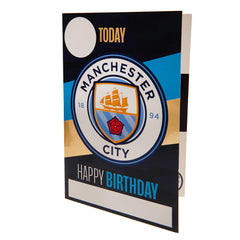 Manchester City Birthday Card With Stickers